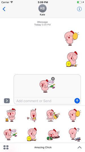 Amazing Chick - Stickers - Emoji - Emoti