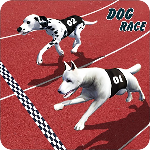 Crazy Greyhound Dog Racing Icon