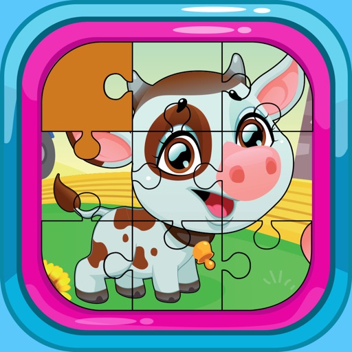 Kids Animals Jigsaw Puzzles iOS App