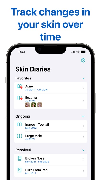 Derm Diary: Skin Tracker