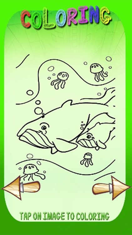 Whale Coloring Book Games For Kids Edition