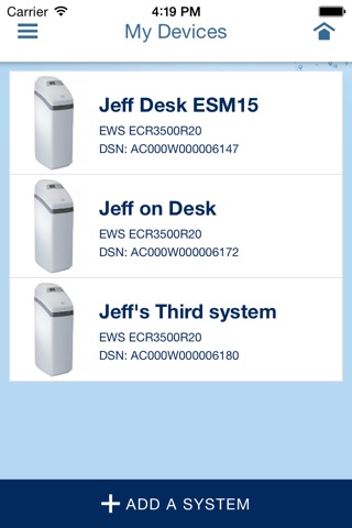 EcoWater Systems Wi-Fi Manager screenshot 2