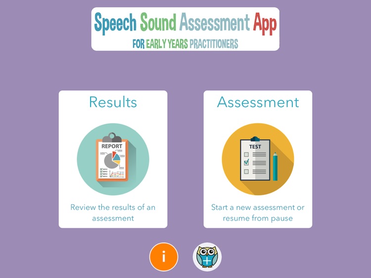 Speech Sound Assessment App for EYPs