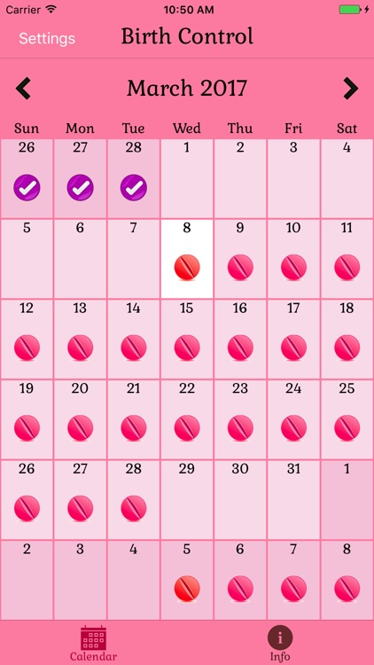 Birth Control Pill Reminder