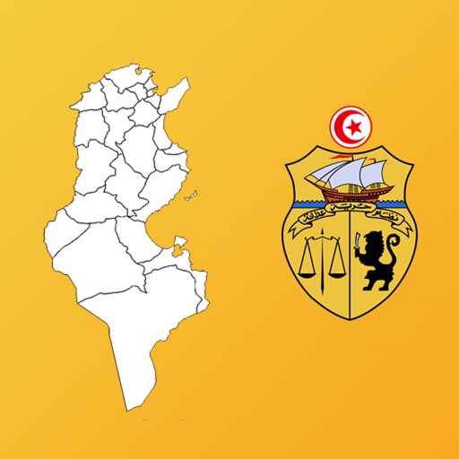 Tunisia State Maps and Capitals iOS App