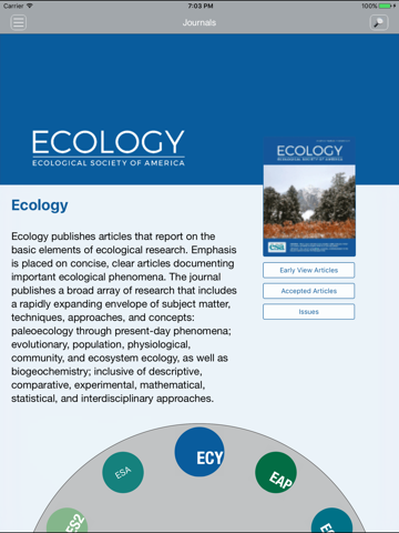 Ecological Society of America screenshot 2