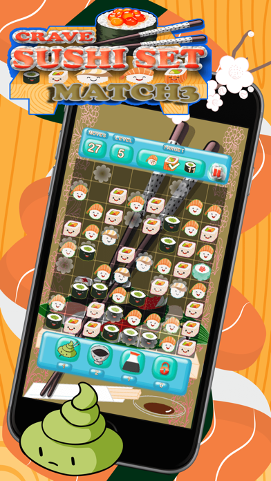 How to cancel & delete Crave Sushi Set Match 3 from iphone & ipad 4