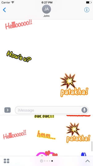 Oye Hoye: Funky Hinglish Stickers for iMessage(圖5)-速報App