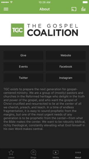 The Gospel Coalition On The App Store