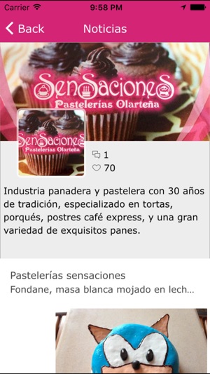 Pasteleria Sensaciones(圖3)-速報App