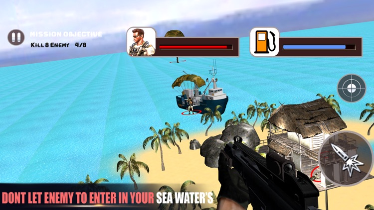 Helicopter Gunship Commando Strike screenshot-3