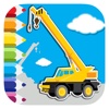 Draw Coloring Book Game Monster Crane Version