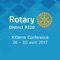L'application mobile de la conférence 2017 du Rotary District 9220 se tiendra du 26 au 30 avril 2017