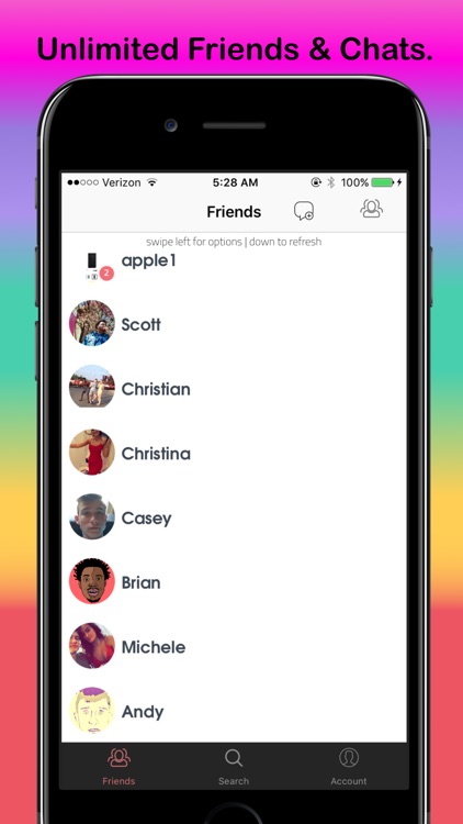 Yo! - Text Friends with One Click Chat App