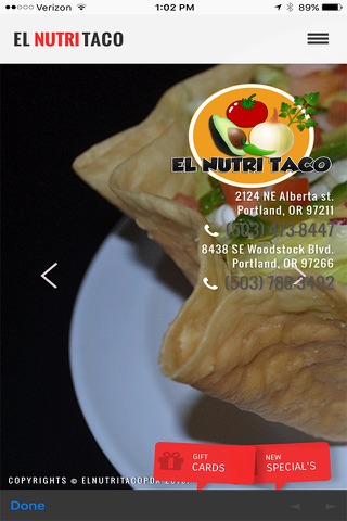 Nutri taco screenshot 2