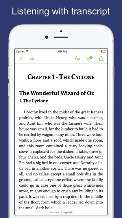 The Wonderful Wizard of Oz - sync transcript