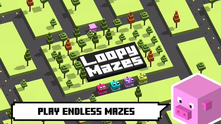 Loopy Mazes 256: Pacman 3D - Clash of Road Runner screenshot-0