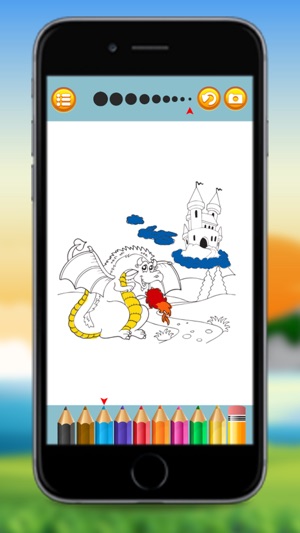 Dragons Coloring Book Game for Little Kids(圖5)-速報App