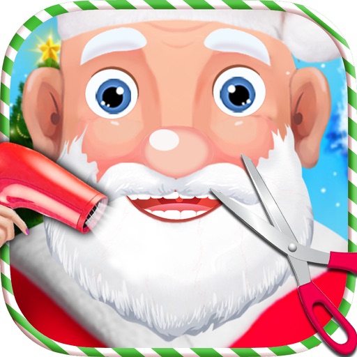 Santa Beard Spa & Salon : Santa Barber Shop Icon