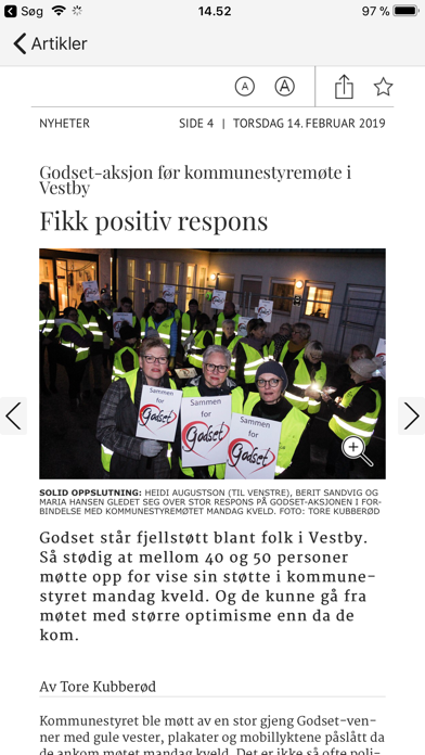 Vestby Avis eAvis screenshot 3