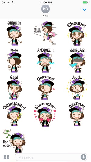 Daisy The Stylish Chibi Girl Stickers(圖3)-速報App