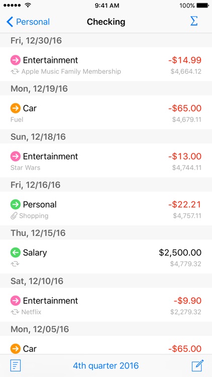 Finances – Personal and Business Bookkeeping screenshot-0