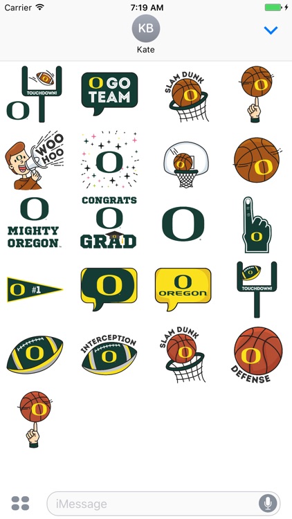 Oregon Ducks Animated Emojis