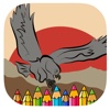 The Eagle Coloring Book Game For Kids Version