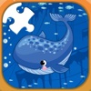 Sea animals jigsaw puzzle games for kids