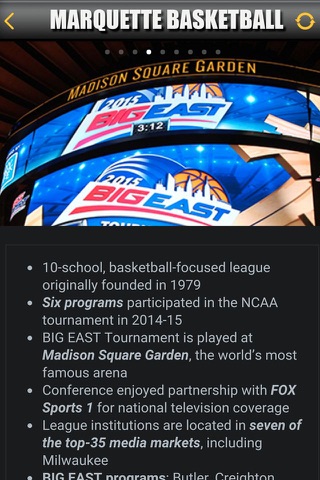 Marquette MBB Official App screenshot 3