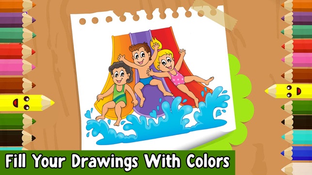 Kids Coloring Book! Draw, Color & Paint Sparkles(圖4)-速報App