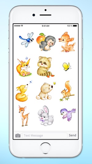 Cute Baby Animals Easter and Spring Sticker Pack(圖5)-速報App