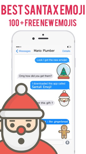 Santa Claus Emoji - Christmas Emoji Stickers New(圖1)-速報App