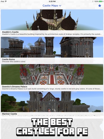 Castle Maps for Minecraft PE screenshot 2