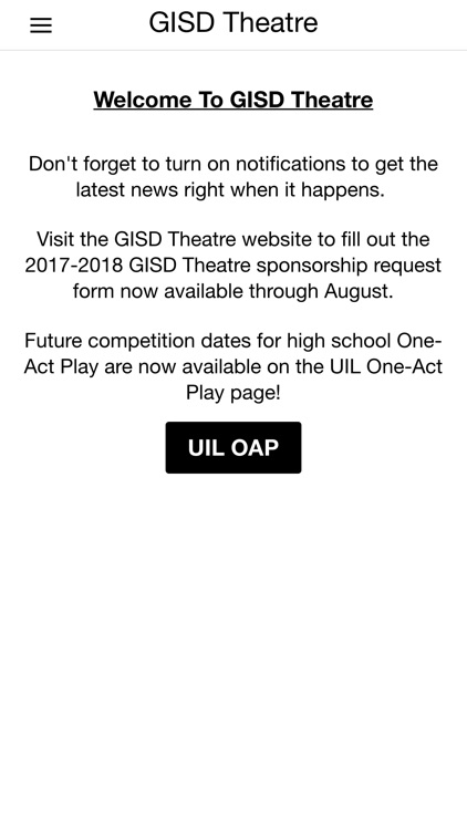 GISD Theatre