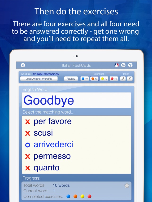 Learn Italian FlashCards for iPad(圖4)-速報App