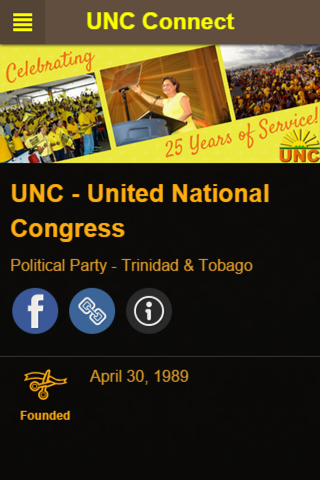 UNC Connect screenshot 2