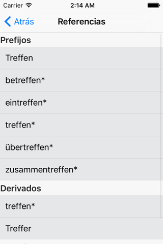 Lingea German-Spanish Advanced Dictionary screenshot 4