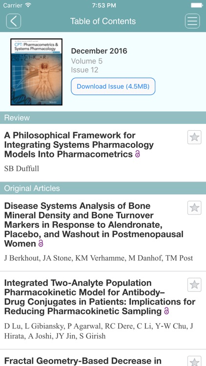 CPT: Pharmacometrics & Systems Pharmacology