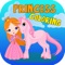 Princess coloring for girls provided images of fairy tale princess and some prince, princess and pony