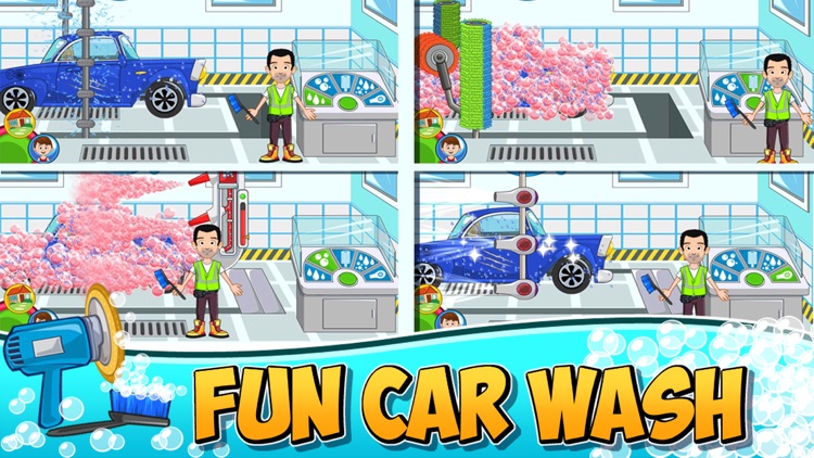 My Town : Car (wash, fix & drive cars) screenshot-4