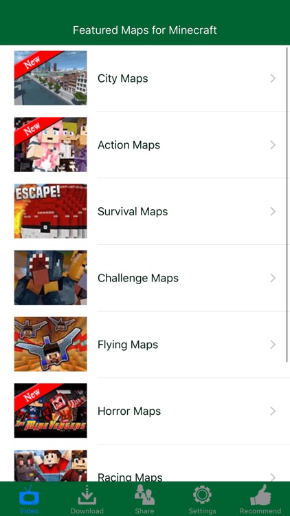 Featured Maps for Minecraft
