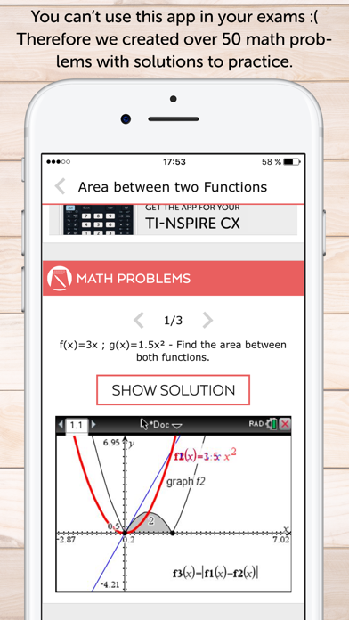Manual for Graphing Calculator TI-Nspire CX CAS Screenshot 5