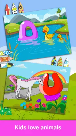 Game screenshot Anitrek Coloring - ABC & 123 learning app for Kids hack
