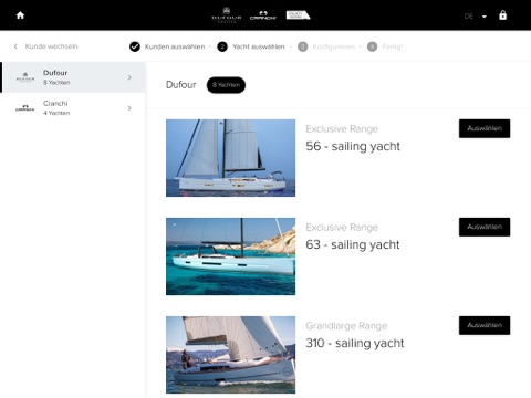 Enjoy Yachting Konfigurator screenshot 3