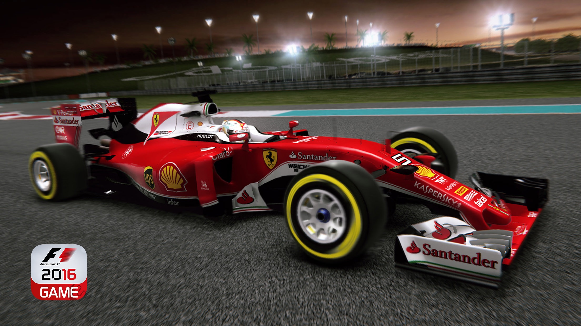Screenshot do app F1 2016