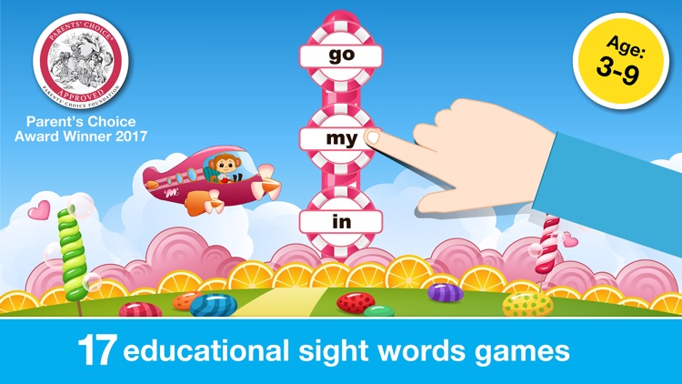 Sight Words Games in Candy Land: Reading for Kids