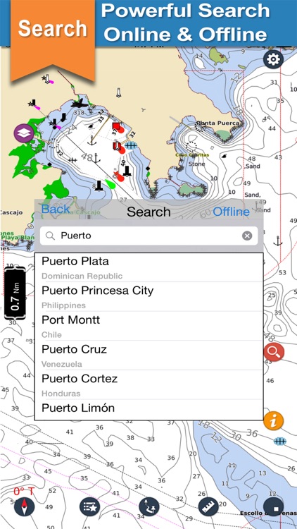 Puerto Rico offline nautical charts for cruising