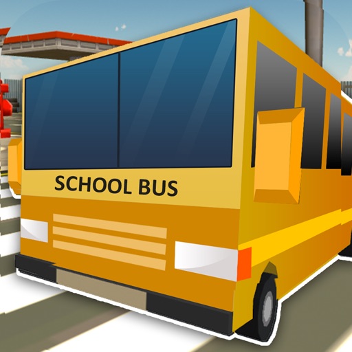 Blocky School Bus Simulator 3D iOS App