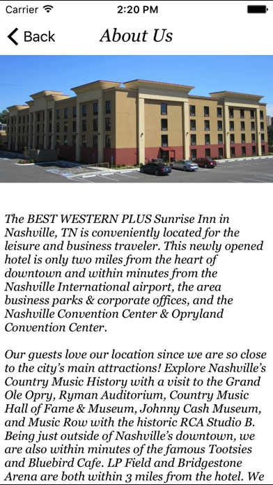 BWP Sunrise Inn Nashville screenshot 2